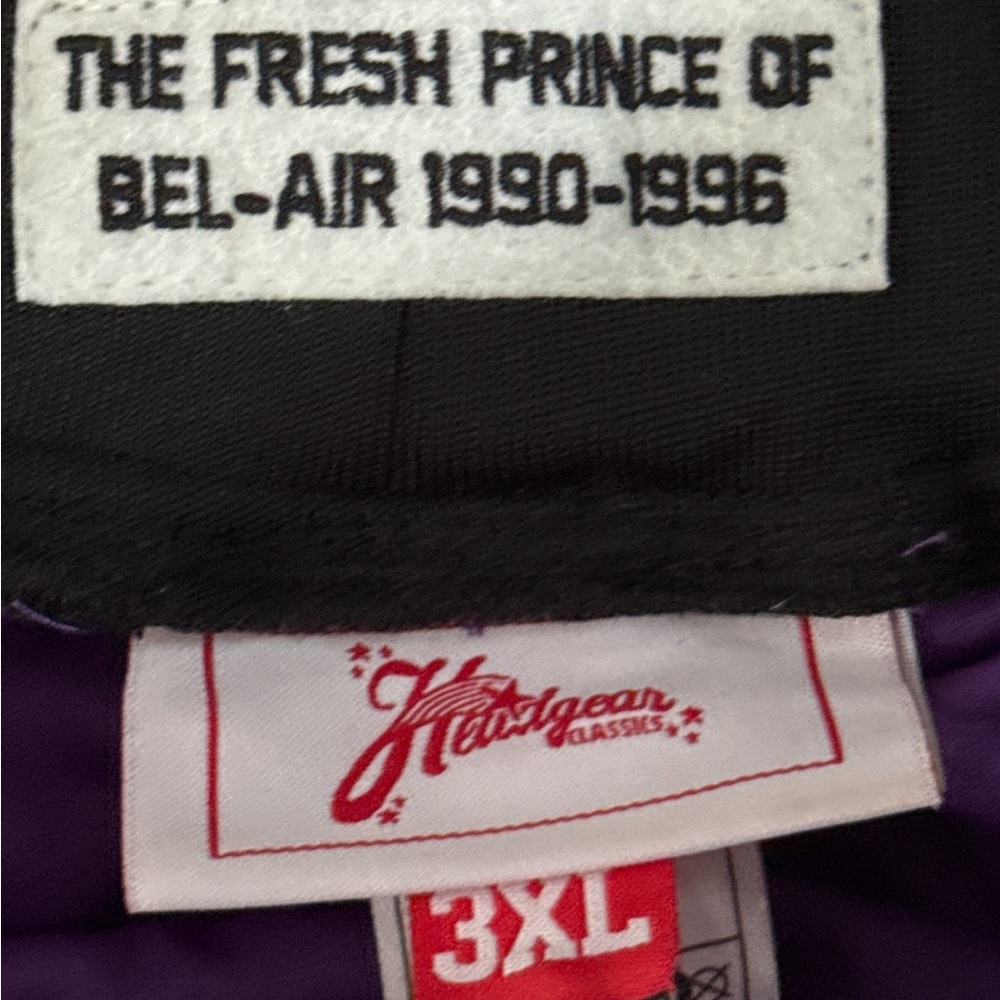 Men’s The Fresh Prince of Bel-Air Purple Logo Shorts Size 3XL. New with Tags! - Picture 6 of 13